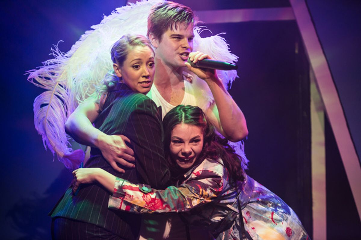 Victoria Hope (Ruth), Alex Green (Angel) and Katie Ann Dolling (Maddie) at 