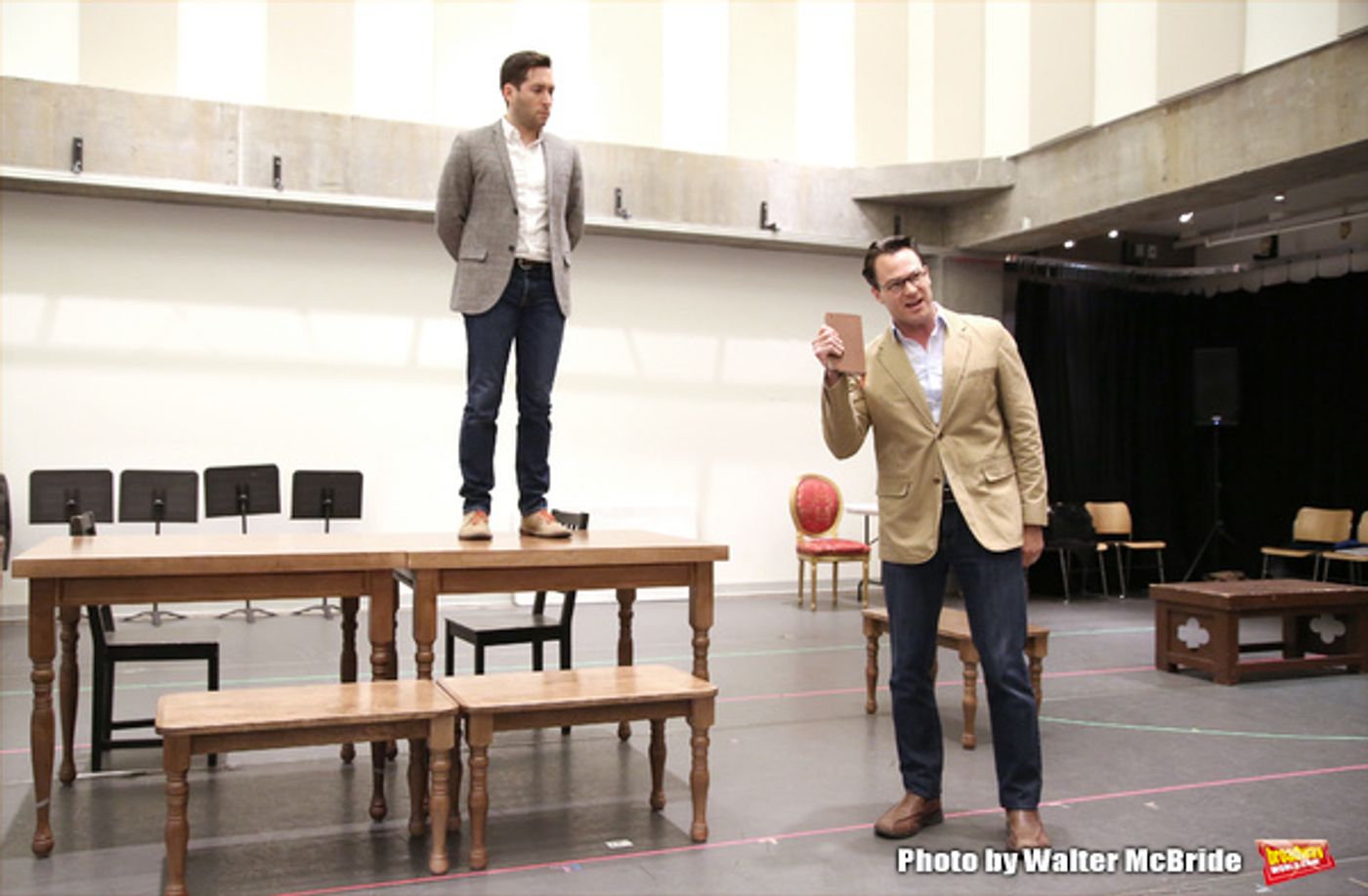 Photo Coverage: In Rehearsal with Matt Bogart, Whitney Bashor & the Cast of HIMSELF AND NORA  Image