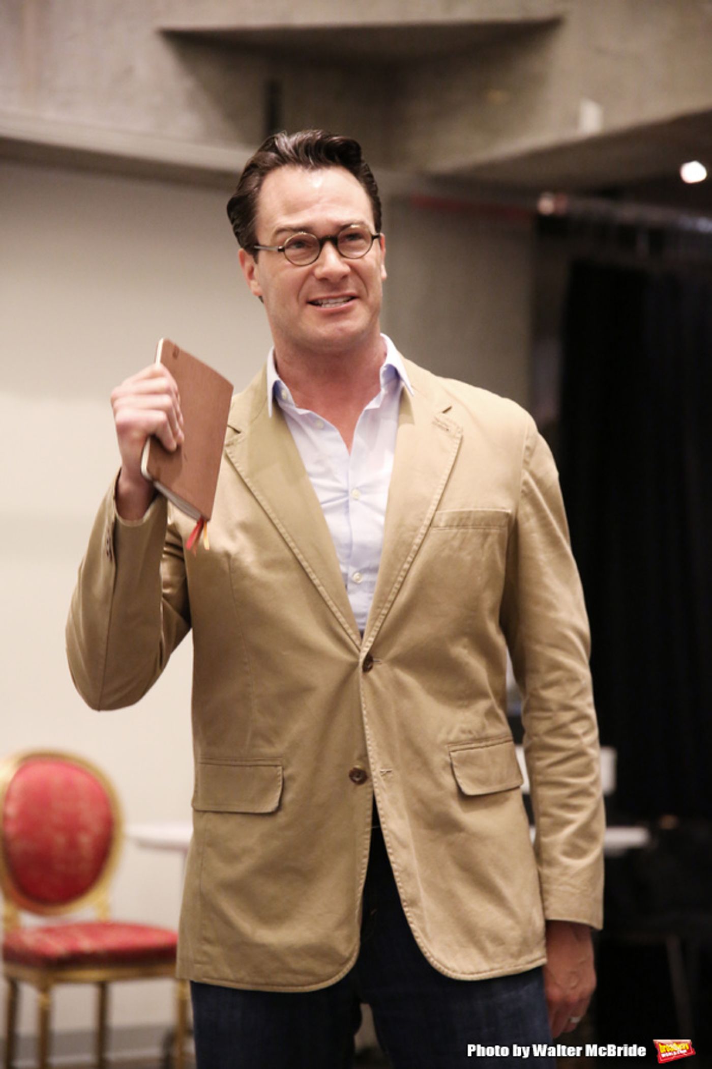 Photo Coverage: In Rehearsal with Matt Bogart, Whitney Bashor & the Cast of HIMSELF AND NORA  Image