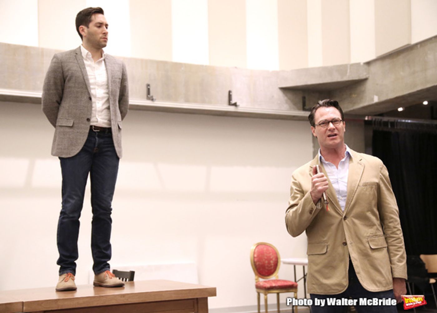 Photo Coverage: In Rehearsal with Matt Bogart, Whitney Bashor & the Cast of HIMSELF AND NORA  Image