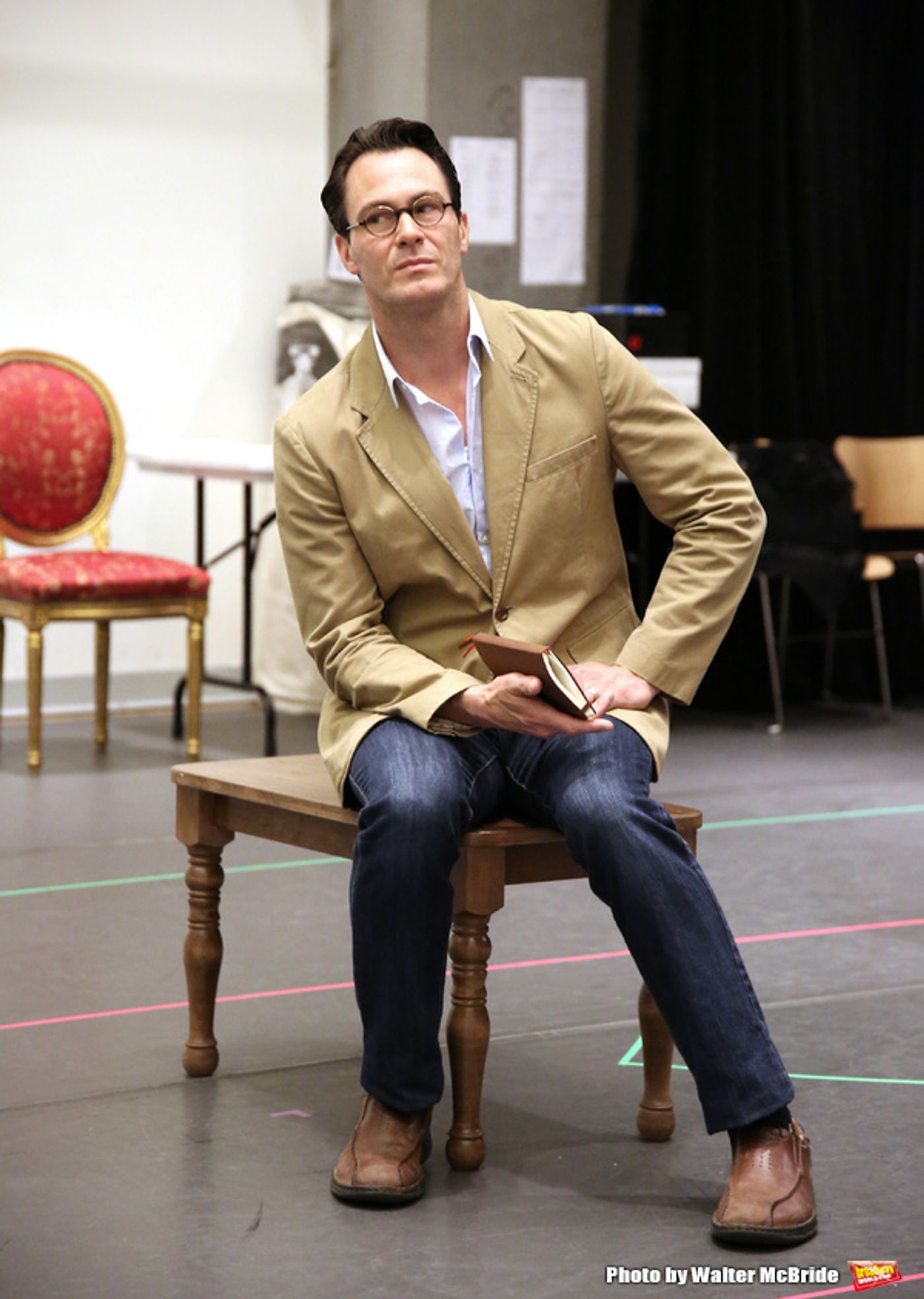 Photo Coverage: In Rehearsal with Matt Bogart, Whitney Bashor & the Cast of HIMSELF AND NORA  Image