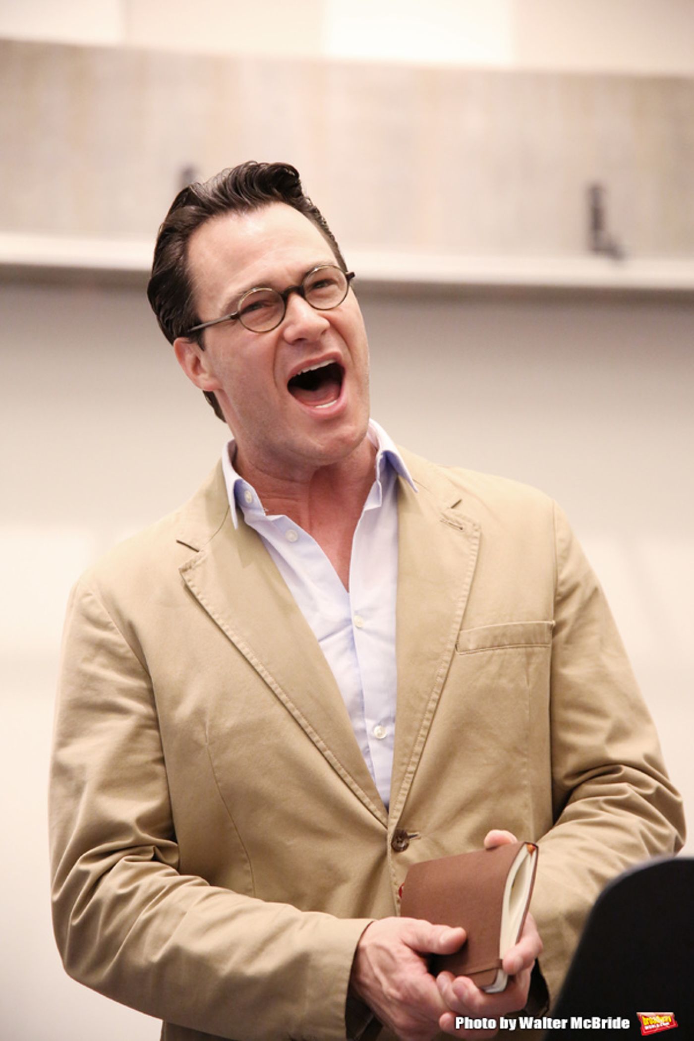 Photo Coverage: In Rehearsal with Matt Bogart, Whitney Bashor & the Cast of HIMSELF AND NORA  Image