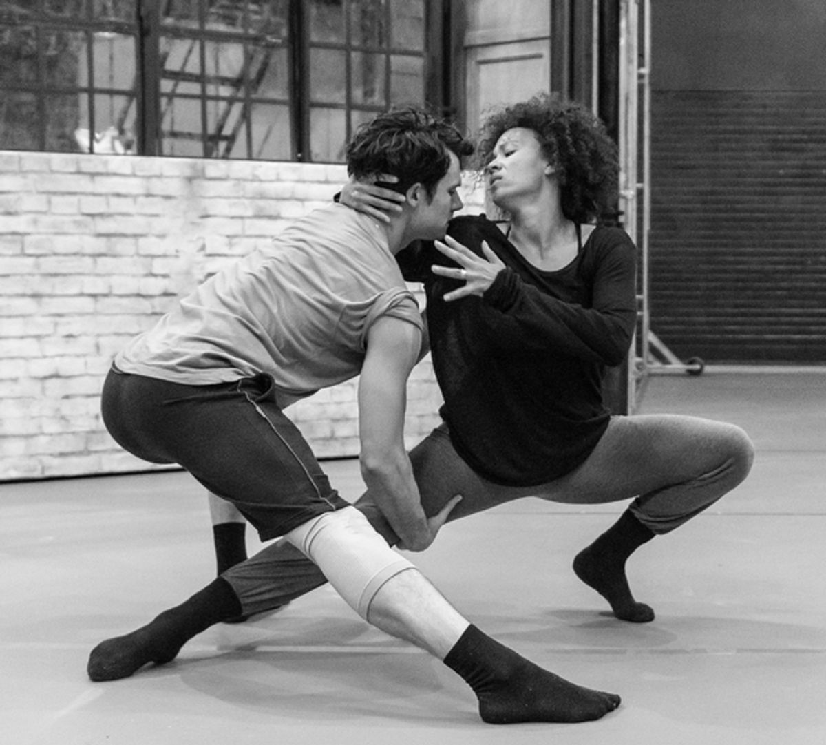 Tim Hodges (Mr. Hyde) and Ebony Molina (Ivy) at 