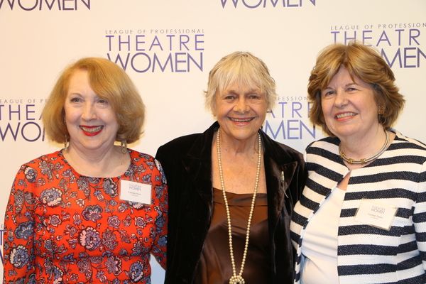 Co-President Pamela Hunt, Host Estelle Parsons, and Co-President Carmel Owen Photo