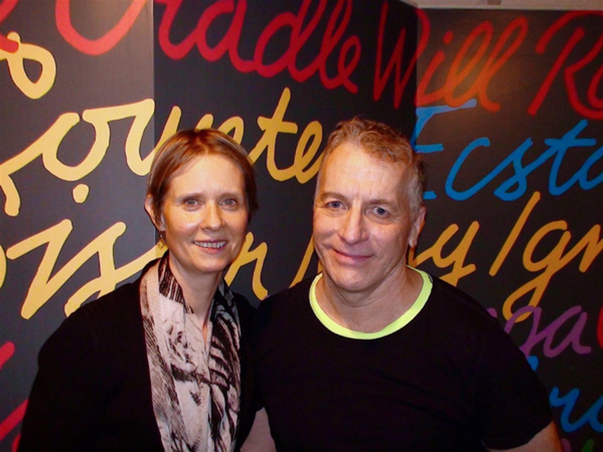 Cynthia Nixon and Bill Bowers at 