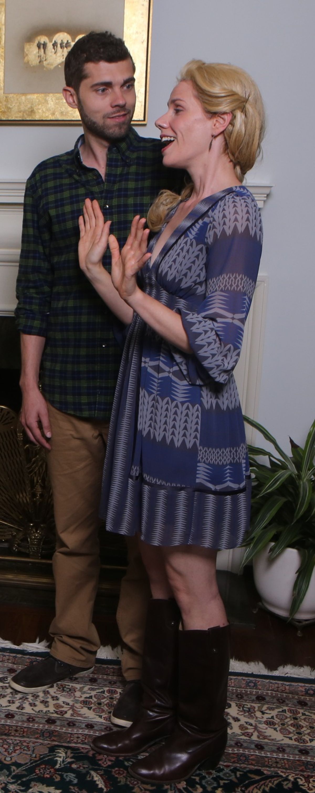 Justin Walker and Rachel Gardner at 