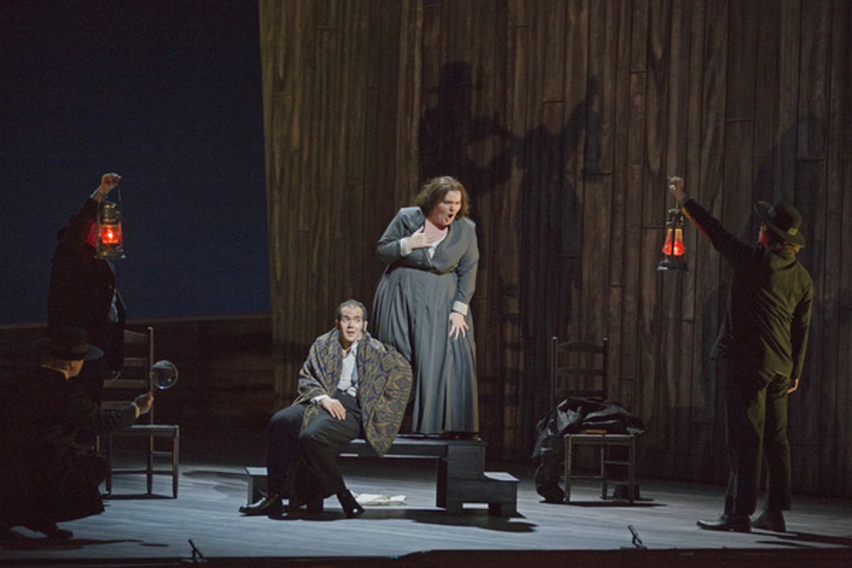 Dominic Armstrong and Margaret Gawrysiak at 