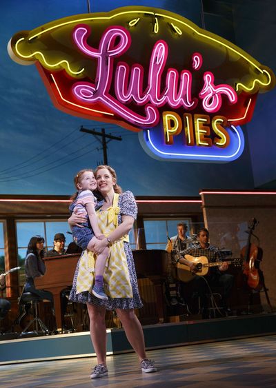 Jessie Mueller holding Claire Keane Photo