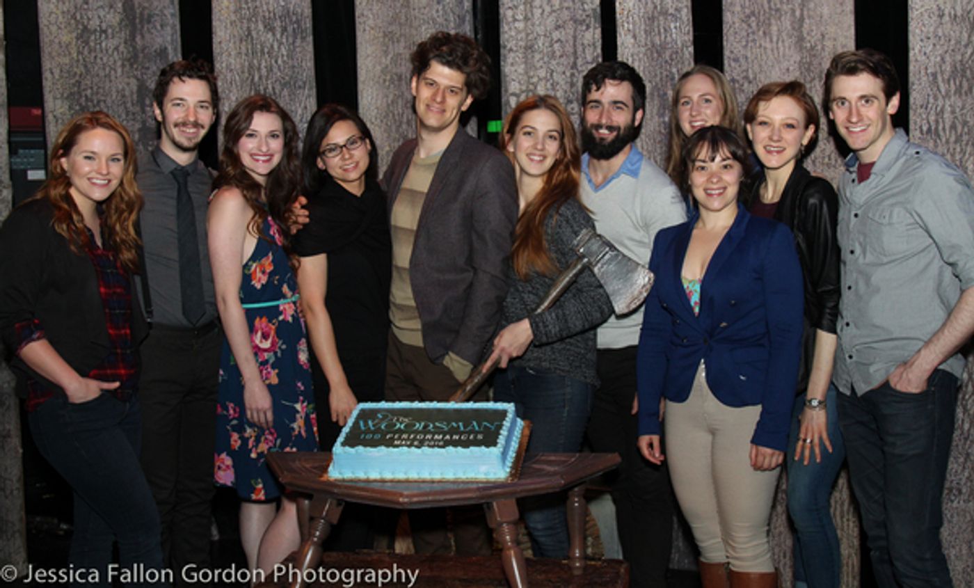 Photo Coverage: THE WOODSMAN Company Celebrates 100 Performances Off Broadway!  Image
