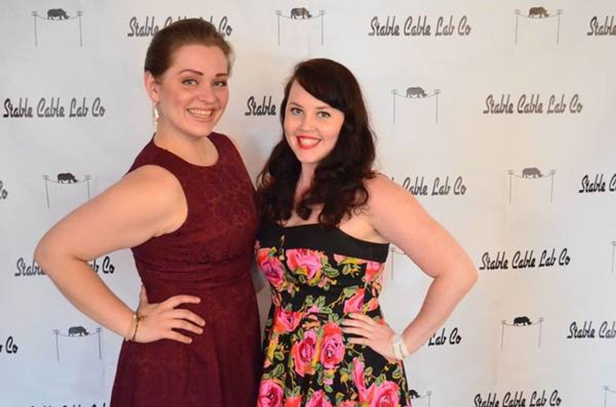 Vera Khodasevich and Lisa Jill Anderson at 