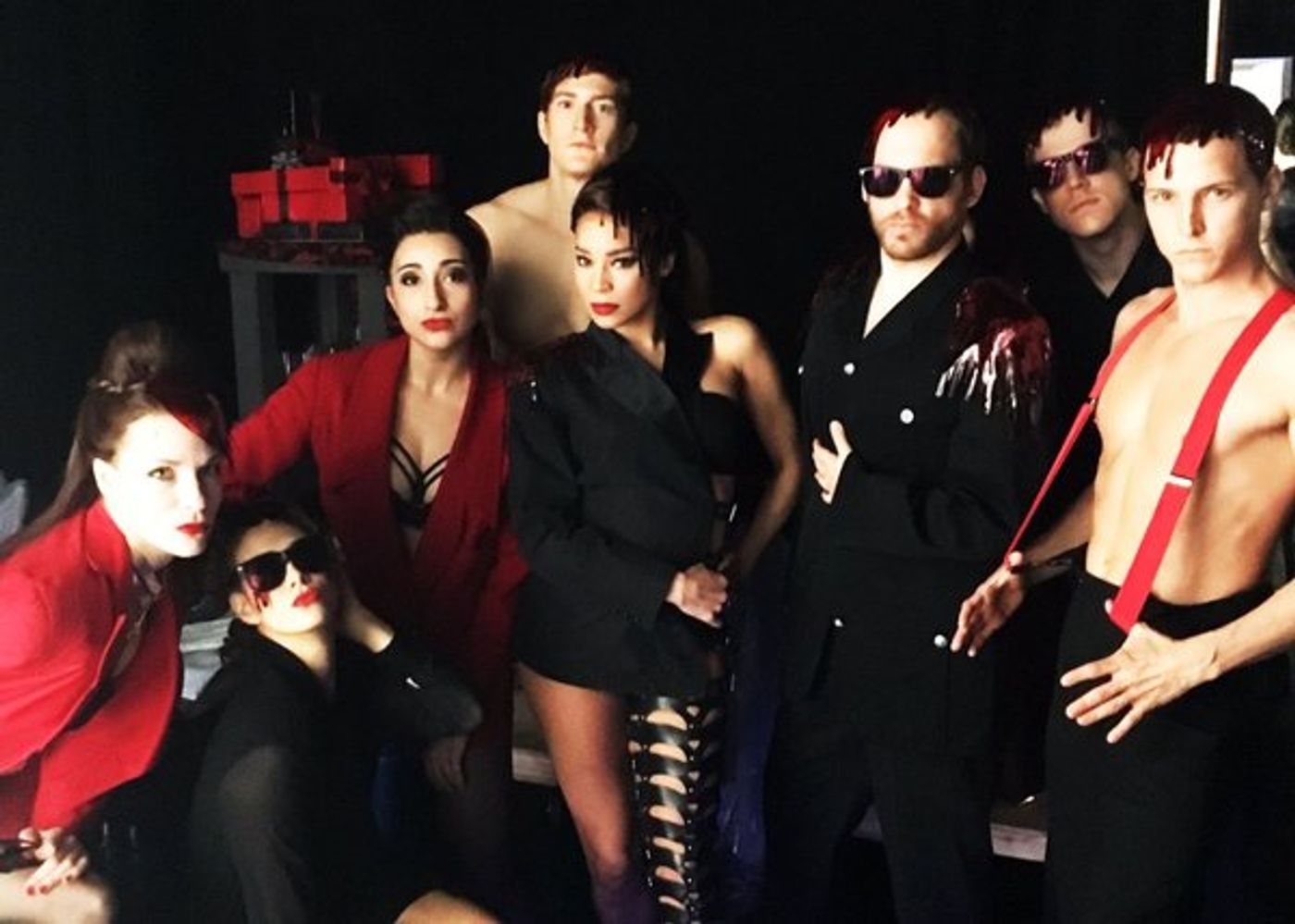 Photo Flash: DISASTER!, AMERICAN PSYCHO, and More Casts Take Saturday Intermission Pics!  Image