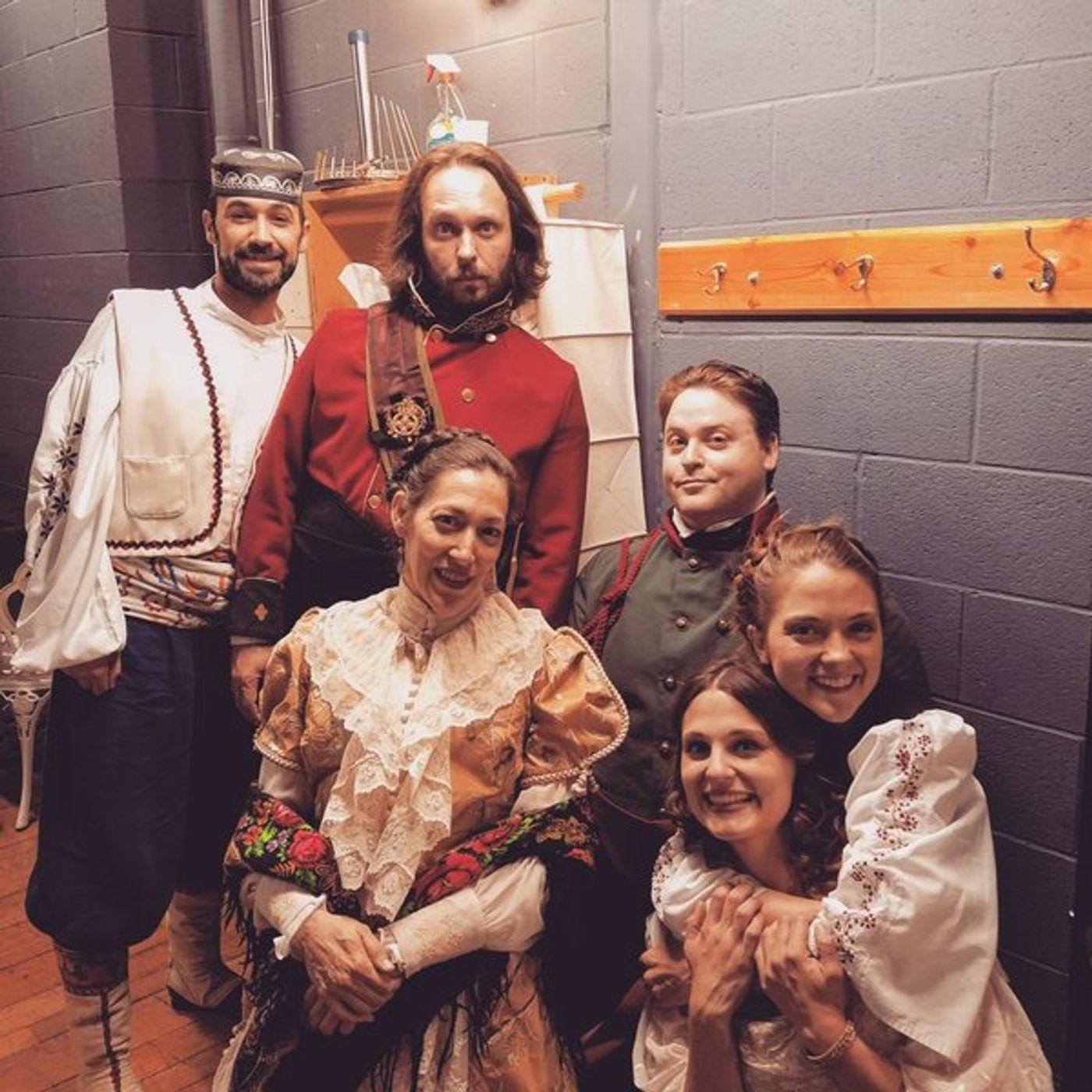 Photo Flash: DISASTER!, AMERICAN PSYCHO, and More Casts Take Saturday Intermission Pics!  Image