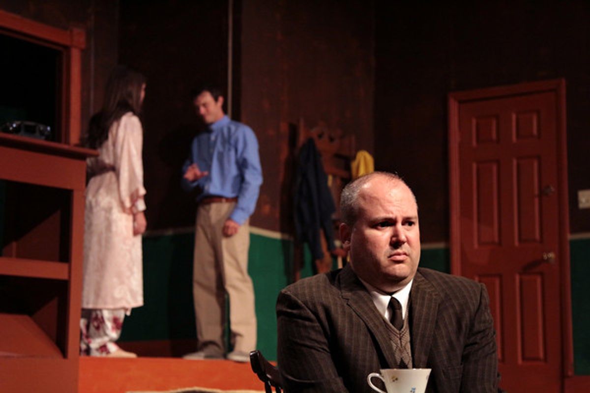 Believing that Charlie (Adam Fox) cannot understand what they are saying, Catherine (Taylor D'Andrea) and David (Mikie Beatty) share a big secret. at 