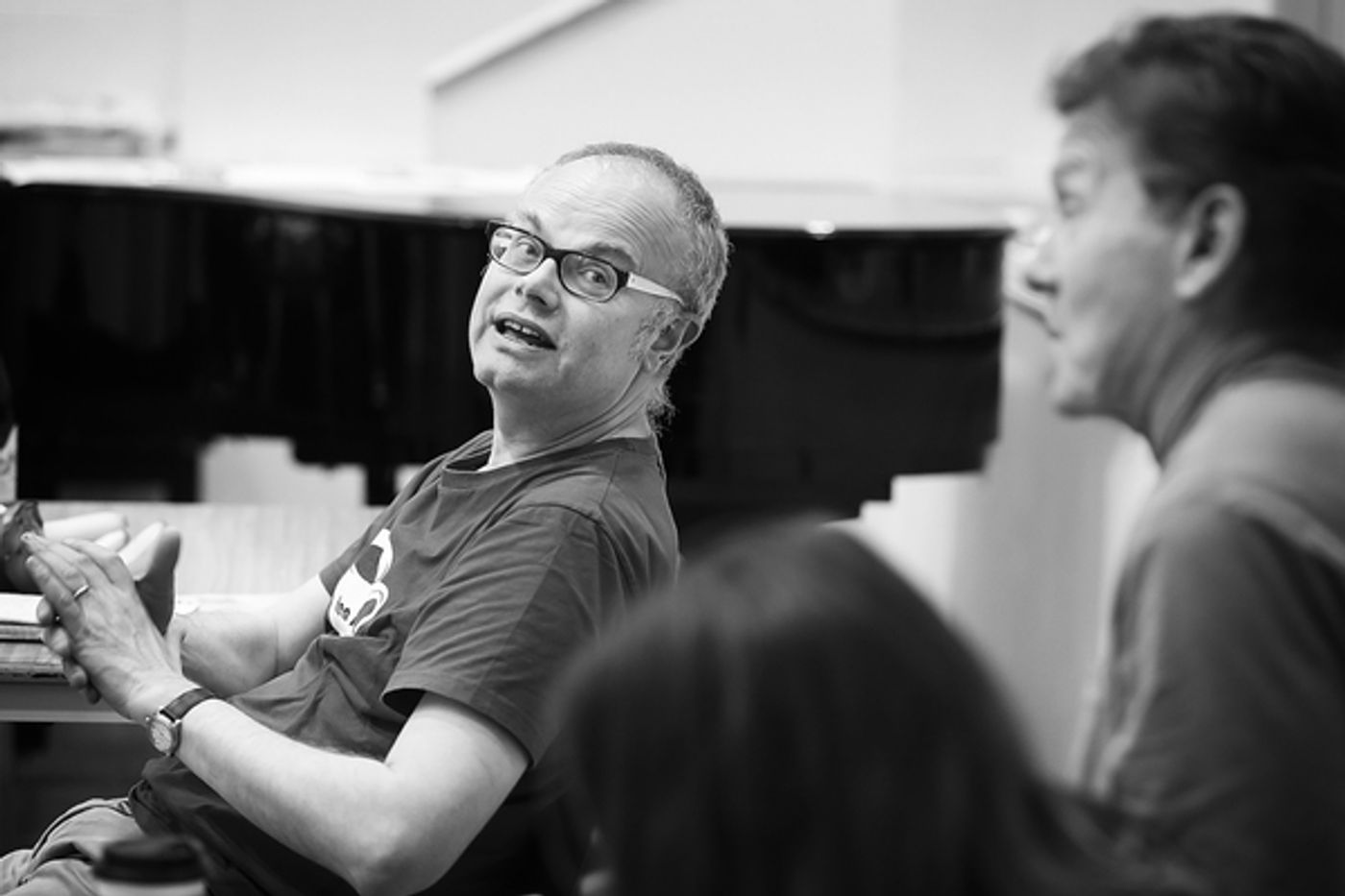 Photo Flash: In Rehearsal with the Cast of SIDEWAYS, Opening This Month at St. James Theatre  Image