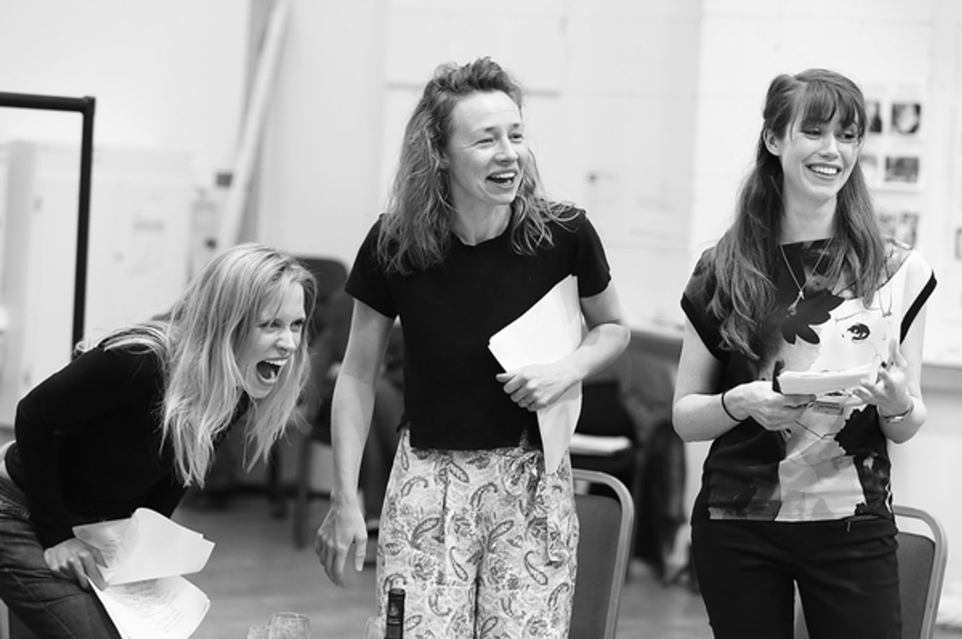 Photo Flash: In Rehearsal with the Cast of SIDEWAYS, Opening This Month at St. James Theatre  Image