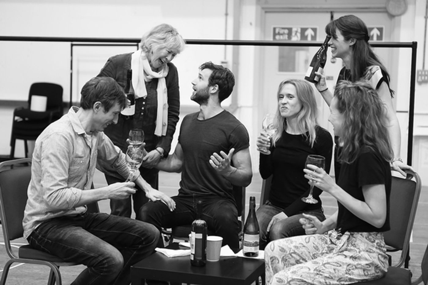 Photo Flash: In Rehearsal with the Cast of SIDEWAYS, Opening This Month at St. James Theatre  Image