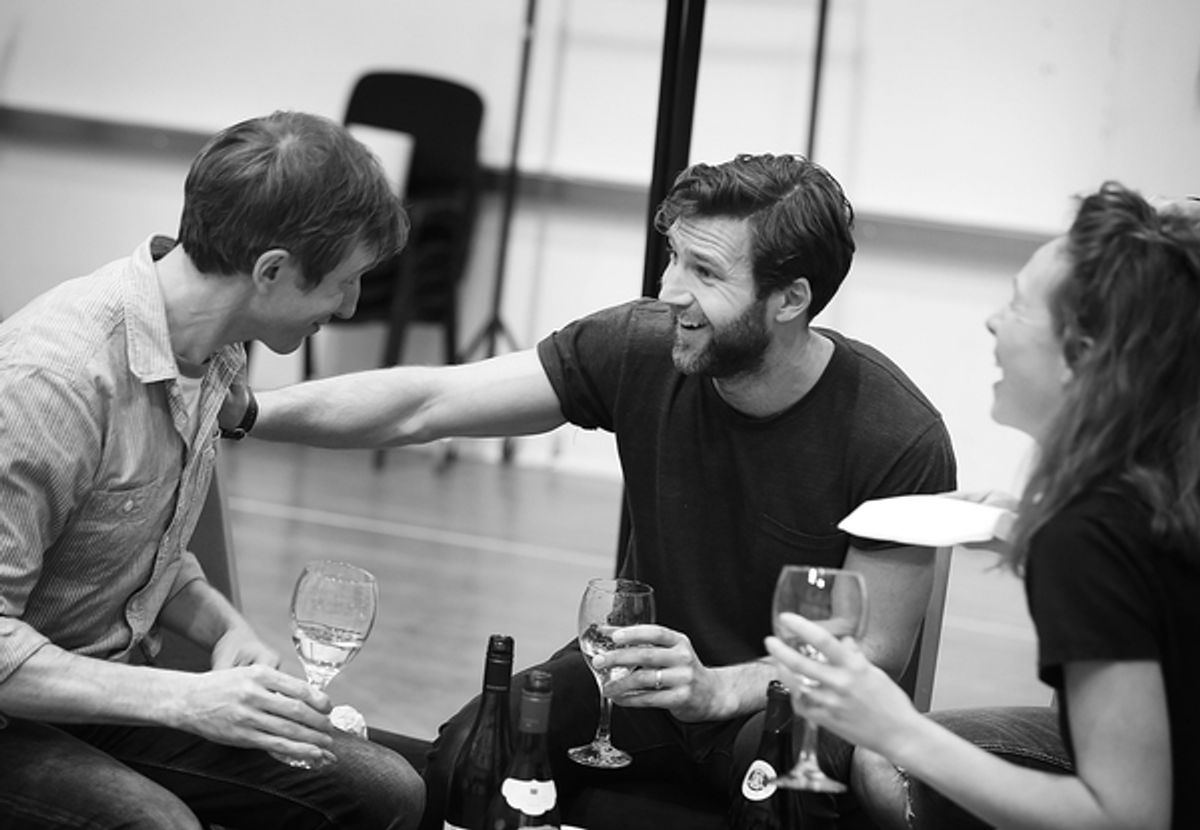 Daniel Weyman, Simon Harrison, Ellie Piercy at 