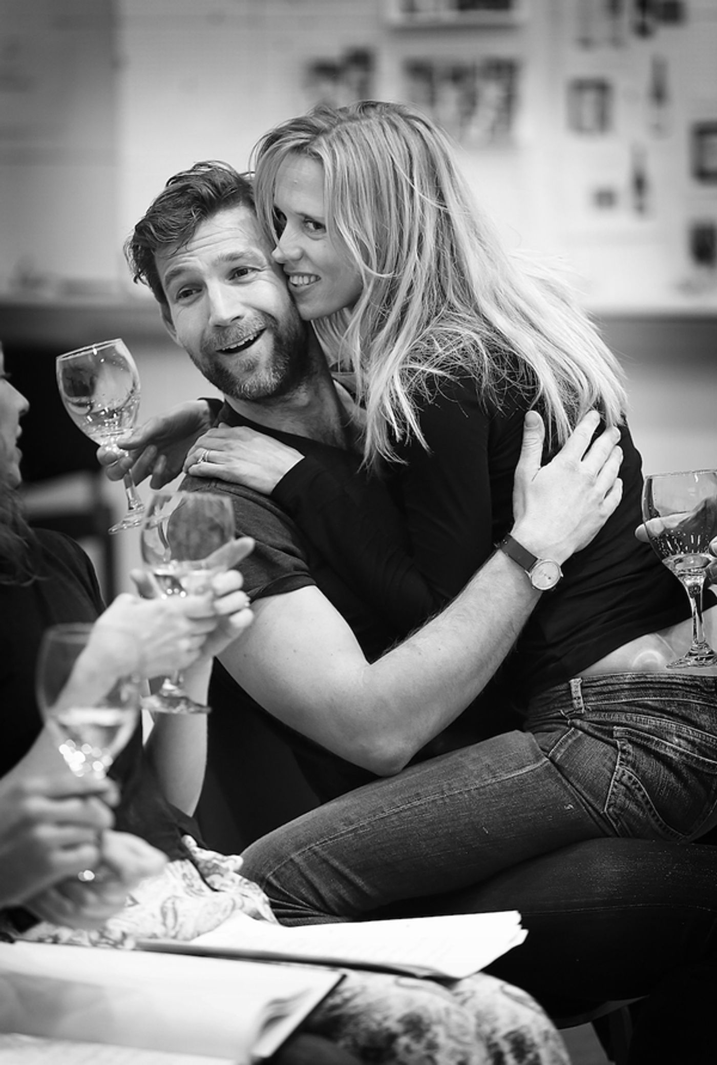 Photo Flash: In Rehearsal with the Cast of SIDEWAYS, Opening This Month at St. James Theatre  Image