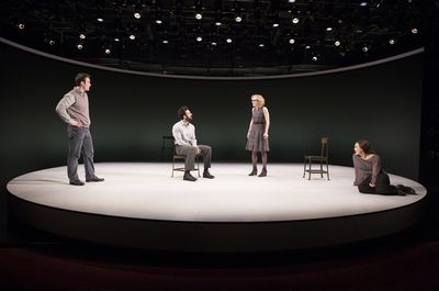 Charlie Cox, Morgan Spector, Geneva Carr, Heather Lind, Photo