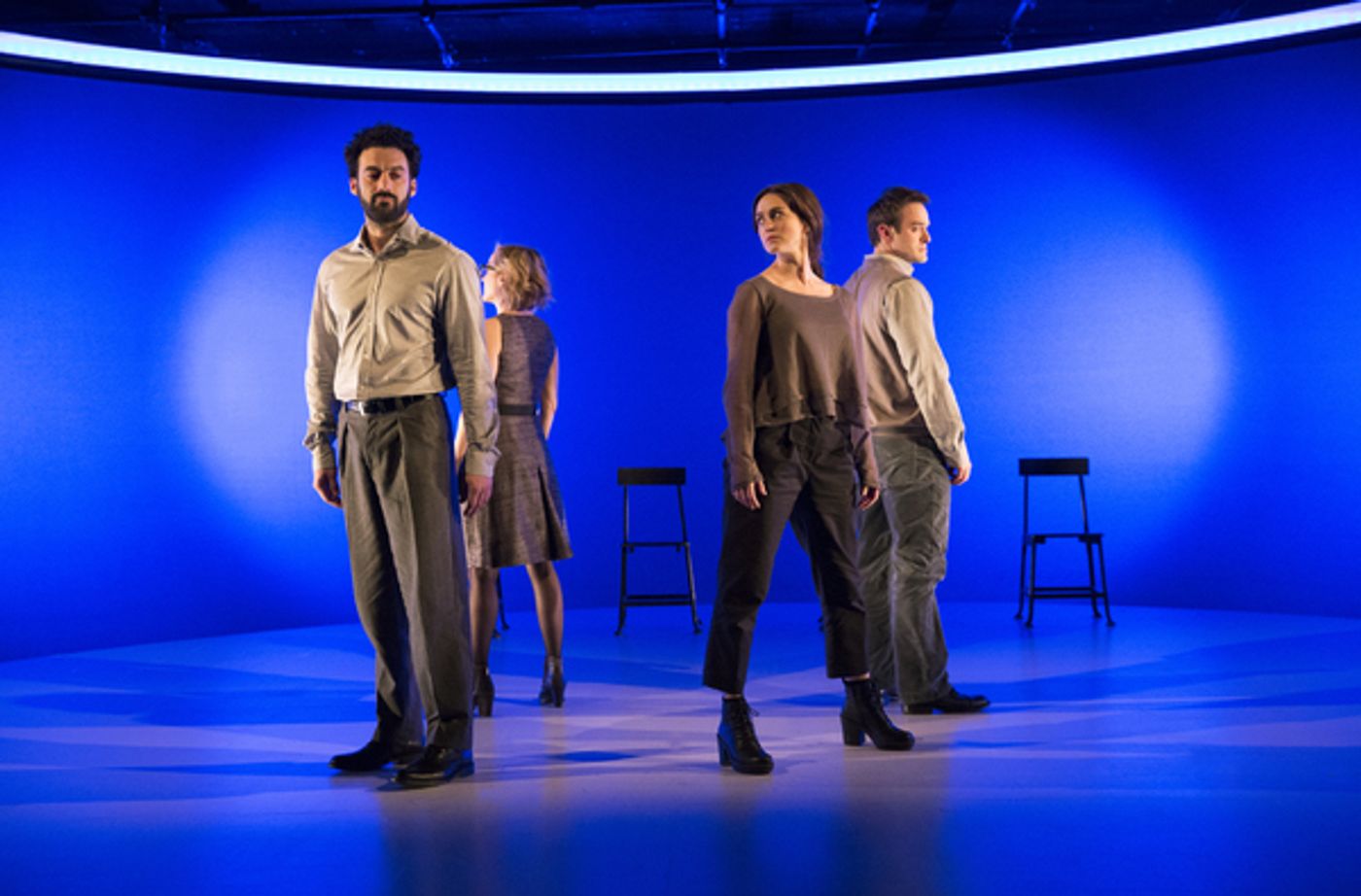 Photo Flash: First Look at Charlie Cox, Heather Lind & More in MTC's INCOGNITO  Image