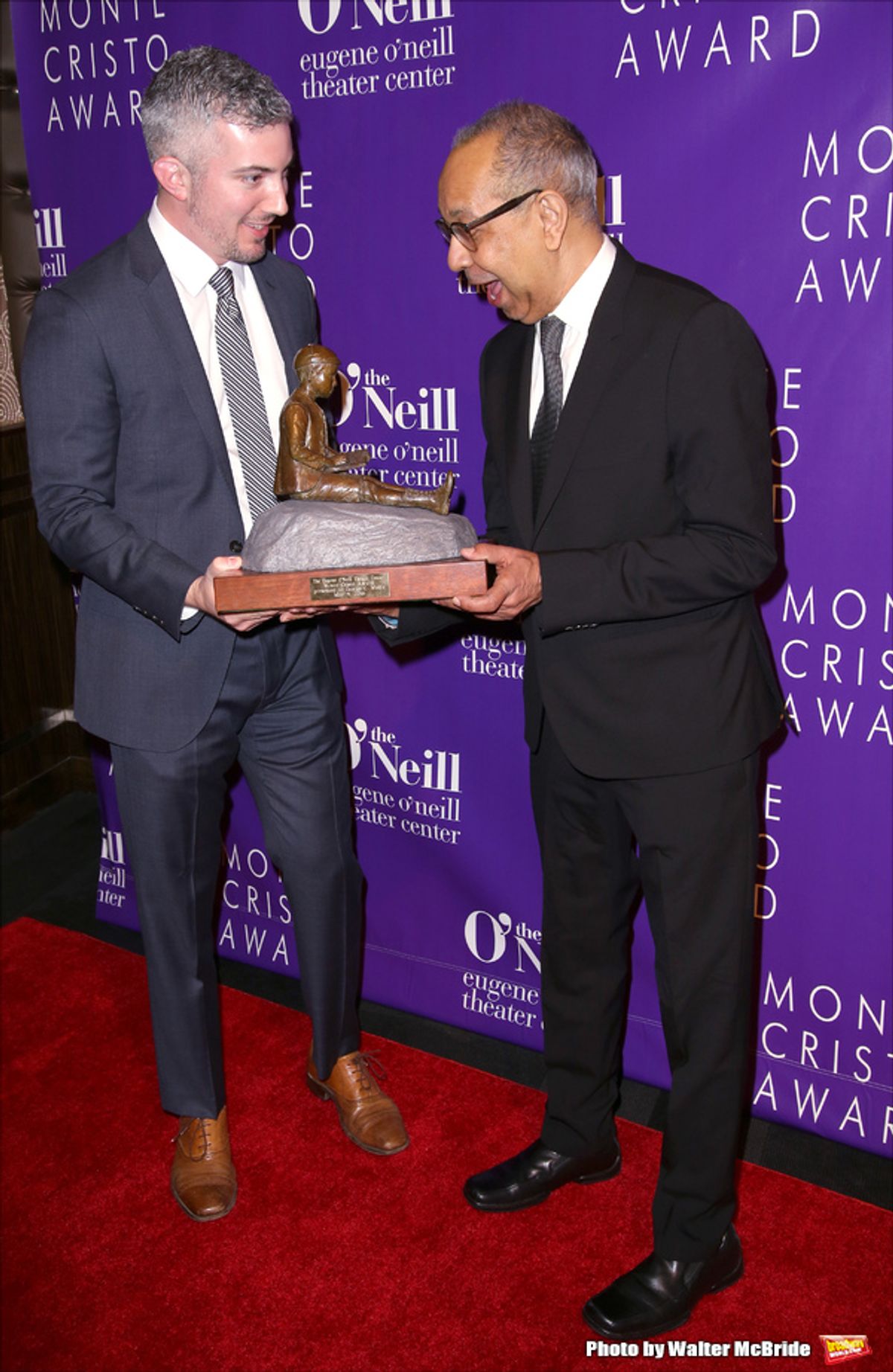 Preston Whiteway and George C. Wolfe at 