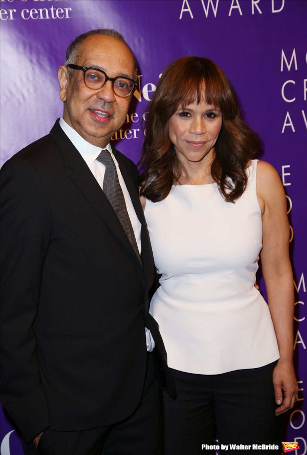 George C. Wolfe and Rosie Perez  at 