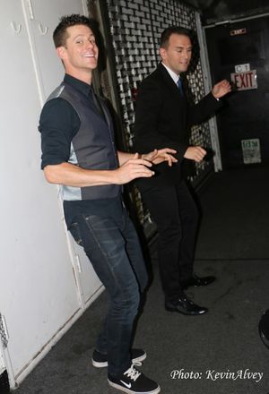 Luke Hawkins and Daniel Reichard @ BroadwayWorld Luke Hawkins and Daniel Reichard Photo