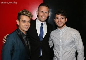 Michael Longoria, Daniel Reichard and Jesse Vargas Photo