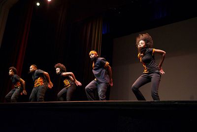 Group Dance Winners Dynasty Step Team: Jada Newball, 16; Darius Forshee, 15; Jamyah F Photo
