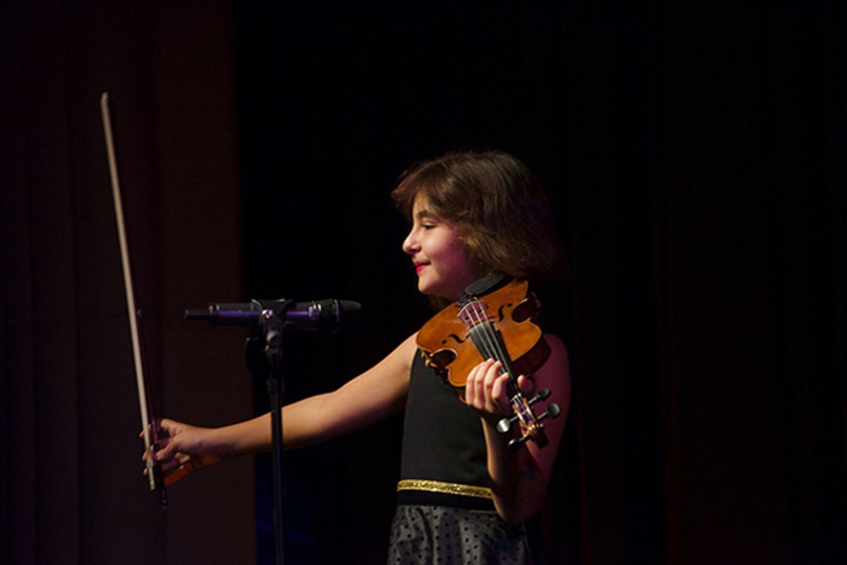 Individual Musical Instrument Winner Gabriella Zaken, 11, Norman S. Edelcup/Sunny Isles Beach K-8 Center at 