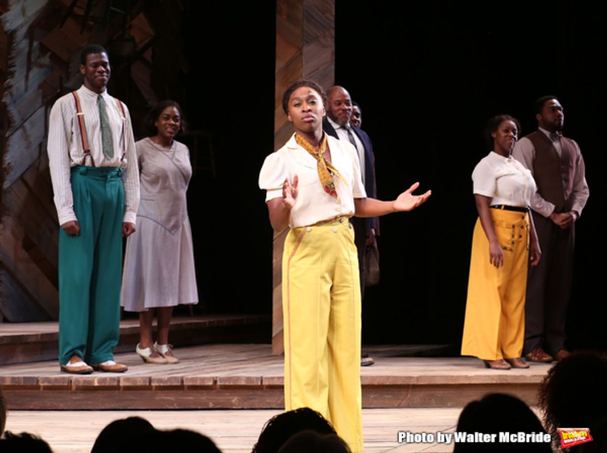 Cynthia Erivo and cast at 