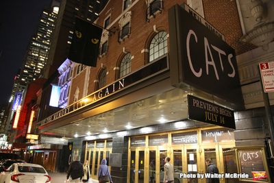 Theatre Marquee unveiling for the Broadway Revival of  'Cats' at the Neil Simon Theat Photo