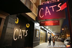 Theatre Marquee unveiling for the Broadway Revival of  'Cats' at the Neil Simon Theat Photo