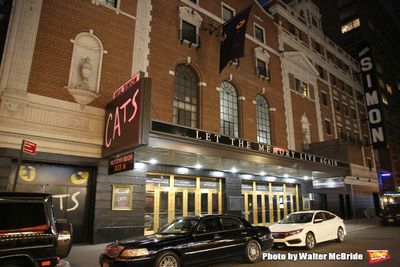Theatre Marquee unveiling for the Broadway Revival of  'Cats' at the Neil Simon Theat Photo