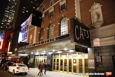 Theatre Marquee unveiling for the Broadway Revival of  'Cats' at the Neil Simon Theat Photo