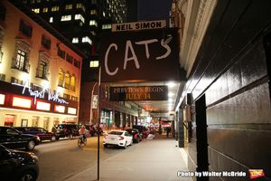 Theatre Marquee unveiling for the Broadway Revival of 'Cats' at the Neil Simon Theatre on May 10, 2016 in New York City. @ BroadwayWorld Theatre Marquee unveiling for the Broadway Revival of 'Cats' at the Neil Simon Theat Photo