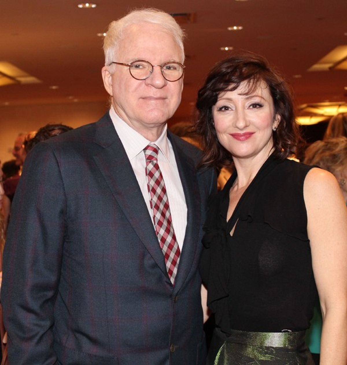 Steve Martin and Carmen Cusack at 