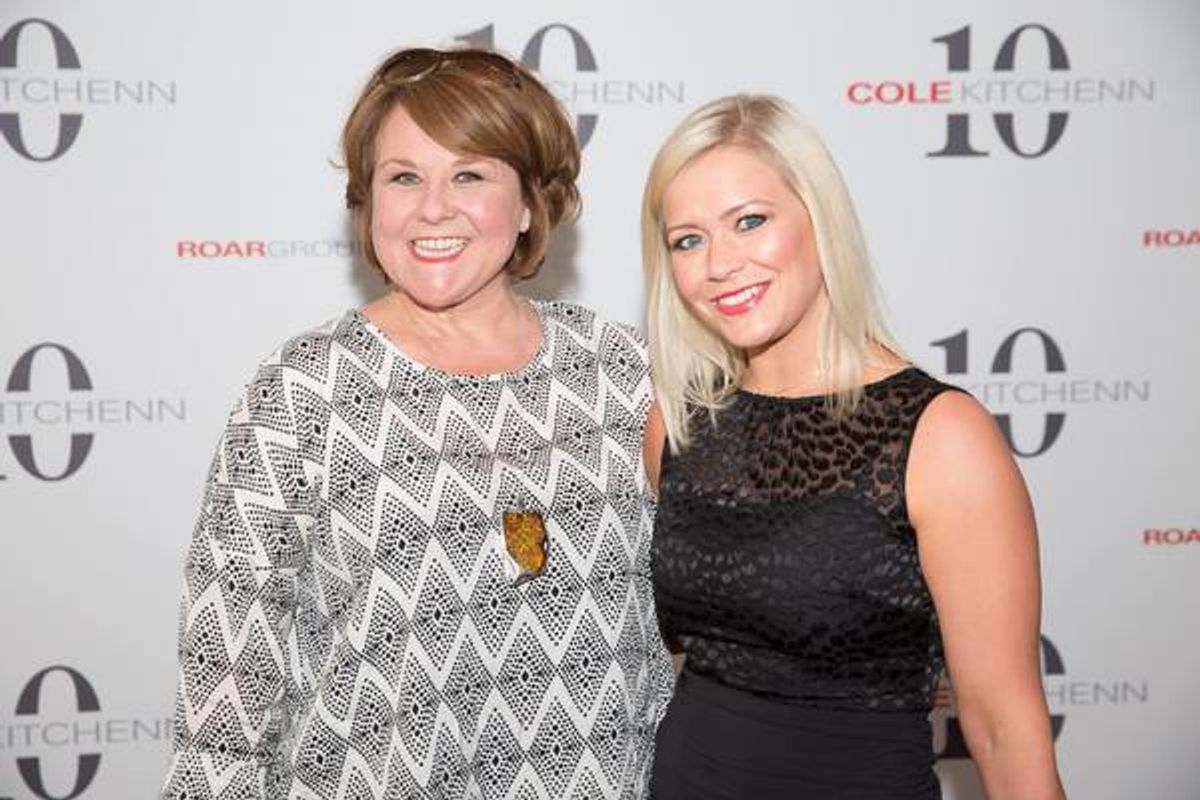 Wendi Peters, Suzanne Shaw at 