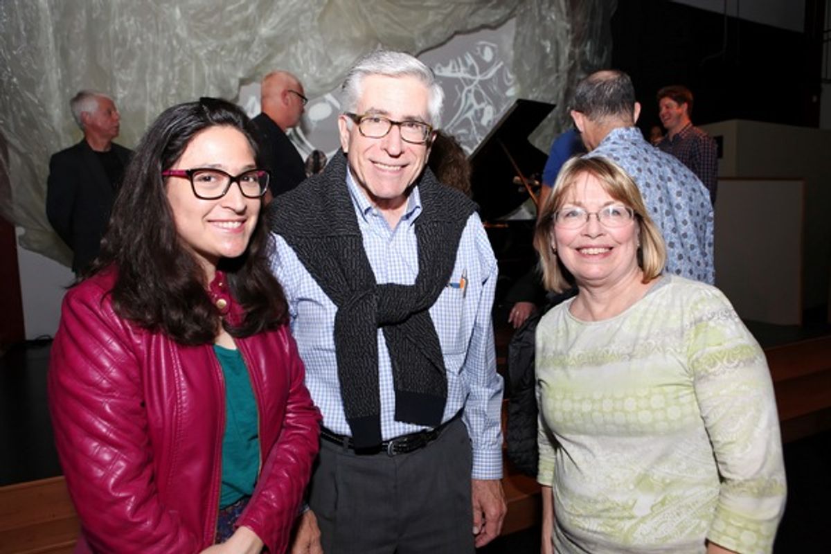 Christina Campodonico, Rodney Punt, Susan Campodonico at Peter Manning Robinson Debuts THE REFRACTOR PIANO CONCERT at Bergamot Station