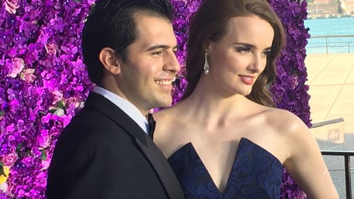 Mark Vincent and Anna O'Byrne at 