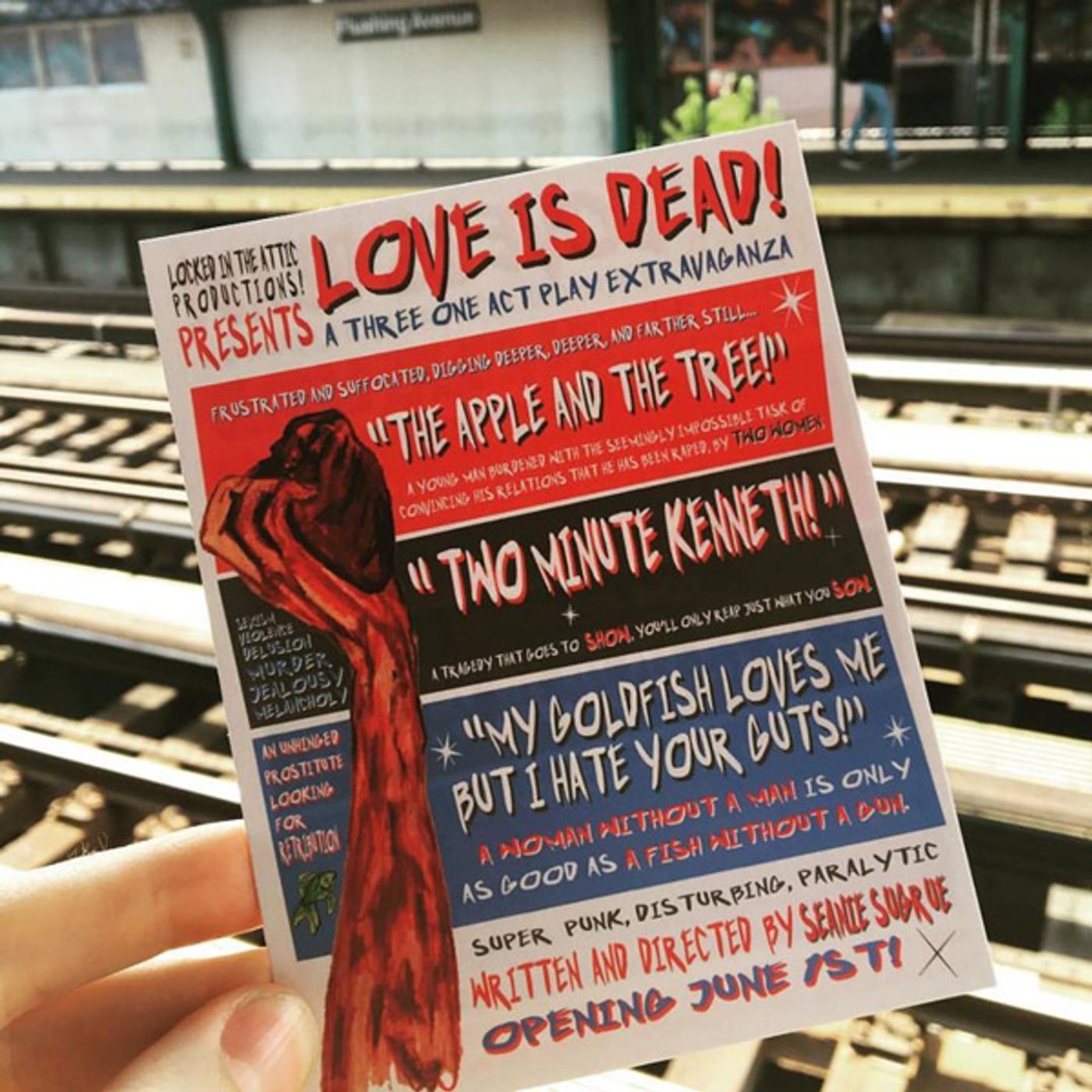 Photo Flash: Sneak Peek at LOVE IS DEAD!, Coming to 13th Street Rep Photo Flash: Sneak Peek at LOVE IS DEAD!, Coming to 13th Street Rep Image