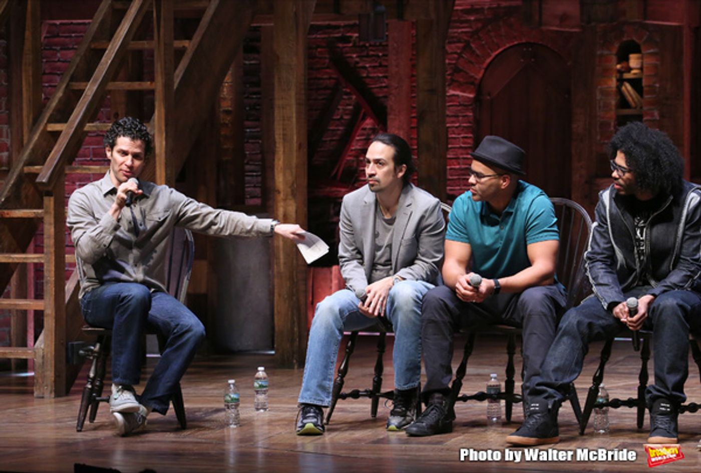 Photo Coverage: NYC High School Students Arrive for HAMILTON's Next #EduHam! Photo Coverage: NYC High School Students Arrive for HAMILTON's Next #EduHam! Image