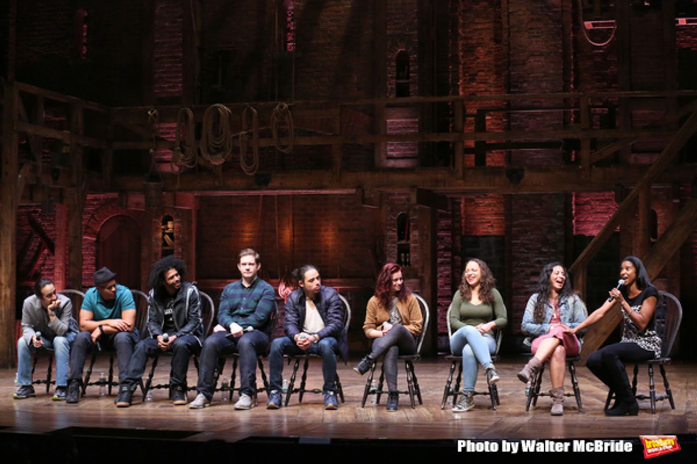 Photo Coverage: NYC High School Students Arrive for HAMILTON's Next #EduHam! Photo Coverage: NYC High School Students Arrive for HAMILTON's Next #EduHam! Image