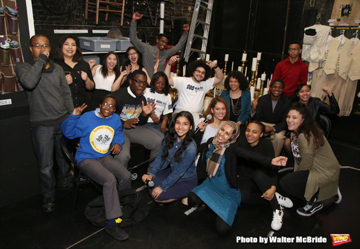 Photo Coverage: NYC High School Students Arrive for HAMILTON's Next #EduHam! Photo Coverage: NYC High School Students Arrive for HAMILTON's Next #EduHam! Image