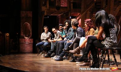 Thomas Kail, Lin-Manuel Miranda, Christopher Jackson, Daveed Diggs,Rory O'Malley, Ant Photo