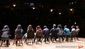 Director Thomas Kail with the cast @ BroadwayWorld Director Thomas Kail with the cast Photo