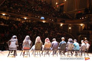 Director Thomas Kail with the cast @ BroadwayWorld Director Thomas Kail with the cast Photo