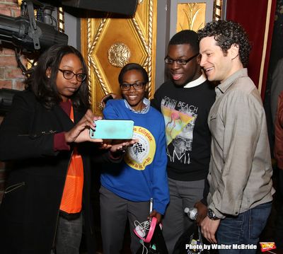 Director Thomas Kail greets the students Photo