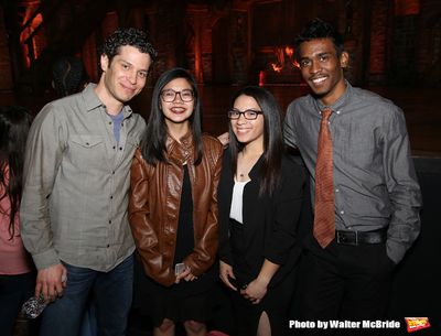 Director Thomas Kail greets the students Photo
