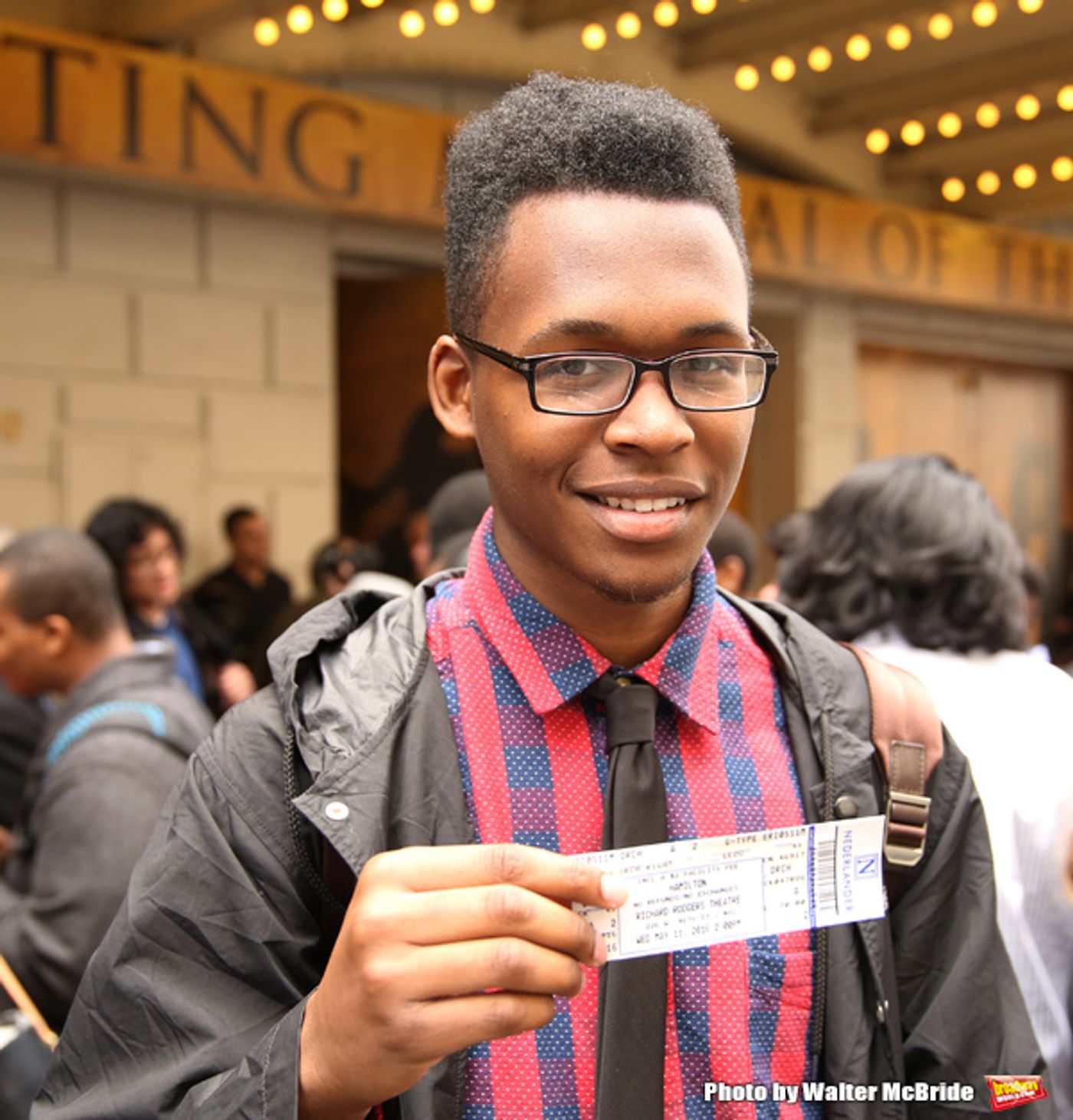 Photo Coverage: NYC High School Students Arrive for HAMILTON's Next #EduHam! Photo Coverage: NYC High School Students Arrive for HAMILTON's Next #EduHam! Image